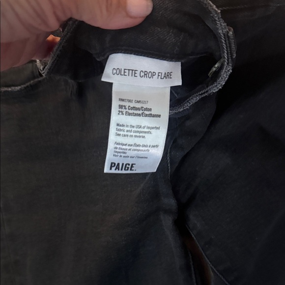 ❄️PAIGE Collette Flare Jeans with Lace-Up Front - Picture 4 of 6